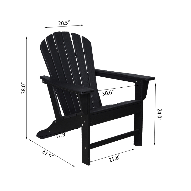 Fix Adirondack Chair und Oval Table Set